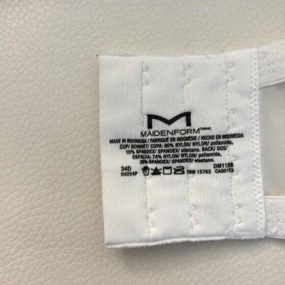 Maidenform Longline Wireless Convertible Lace Bralette 34D - Picture 5 of 5